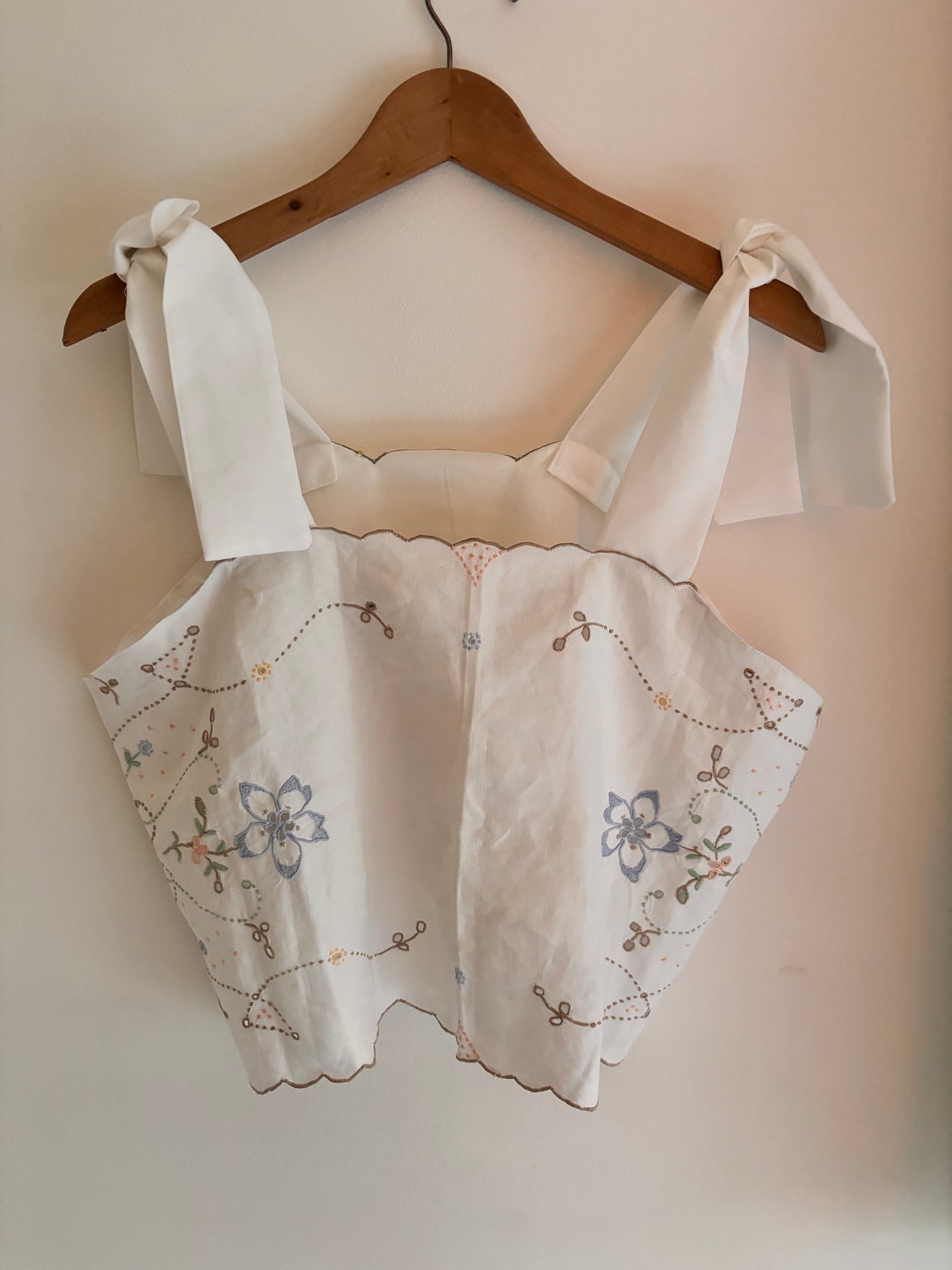 I'd [re]Wear That - Upcycled Meadow Bloom Tie-Top