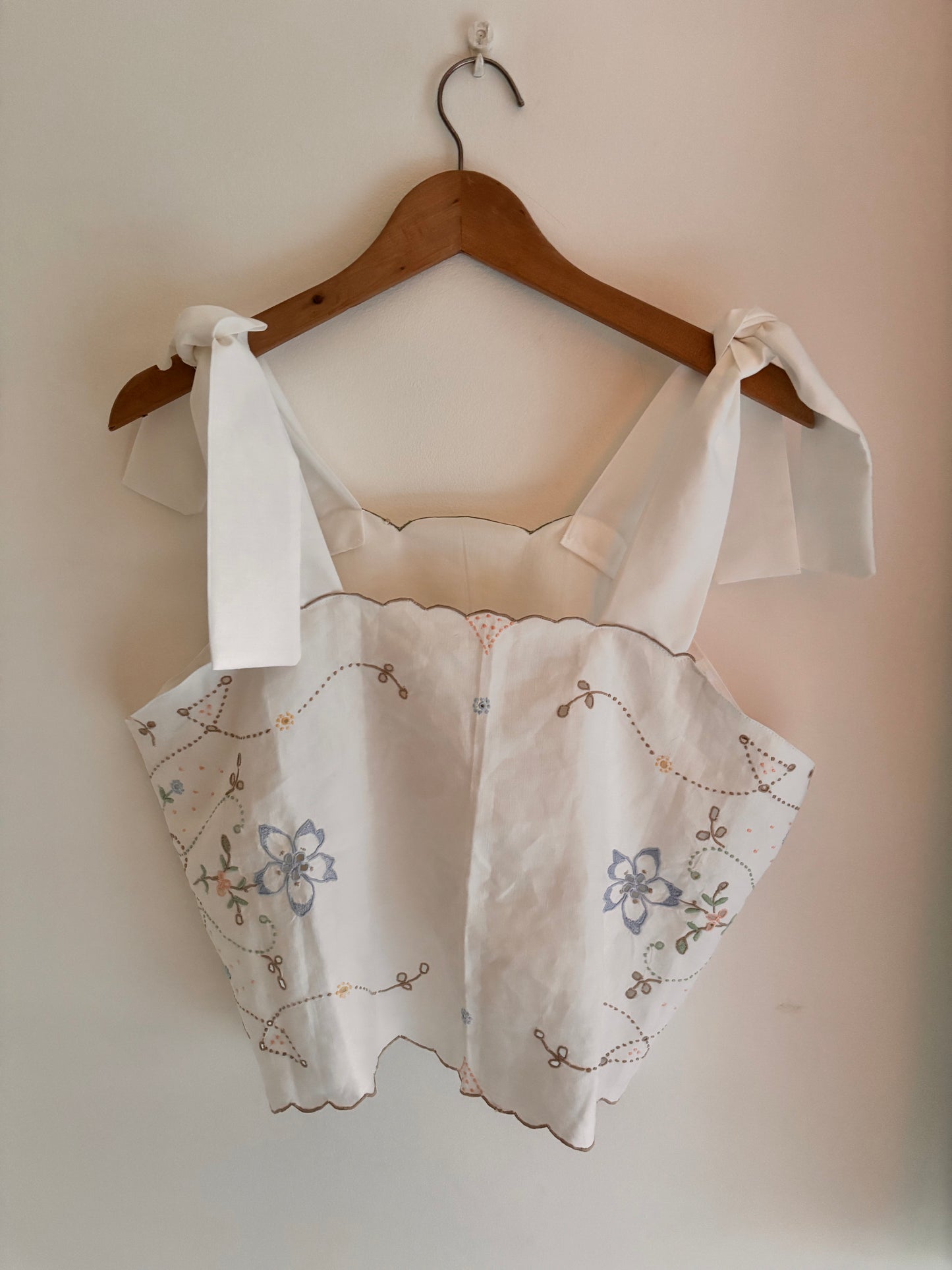 I'd [re]Wear That - Upcycled Meadow Bloom Tie-Top