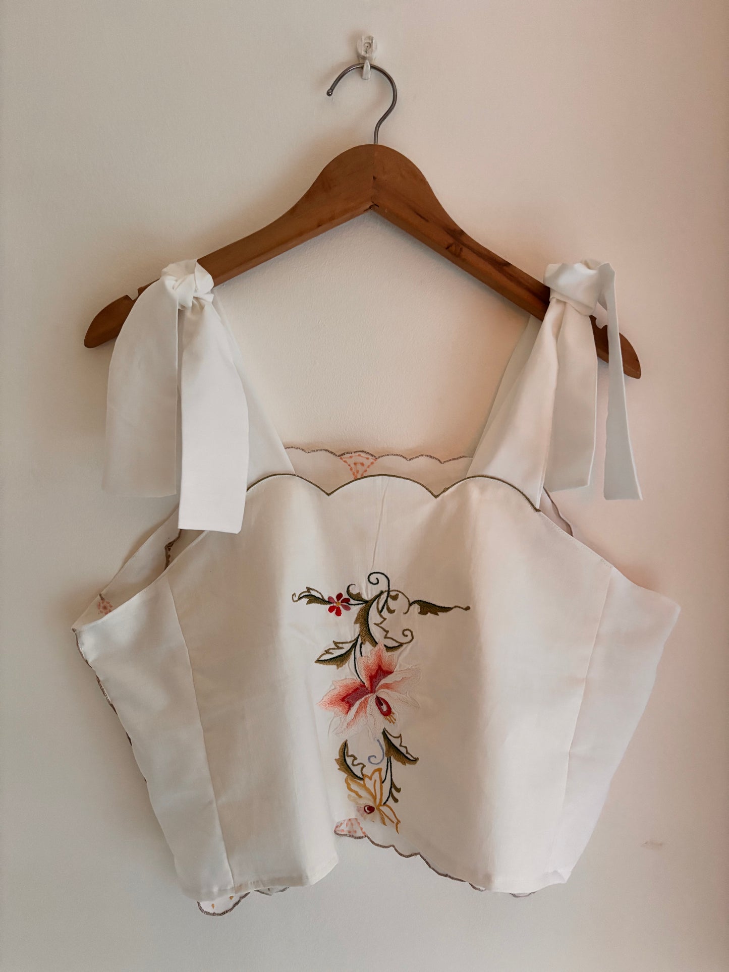 I'd [re]Wear That - Upcycled Meadow Bloom Tie-Top