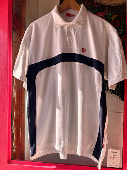 Vintage 1990s Wilson Colour Block Tennis Polo – XXL