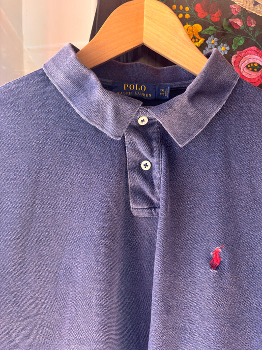 Polo Ralph Lauren Navy Cotton Polo Shirt – XXL