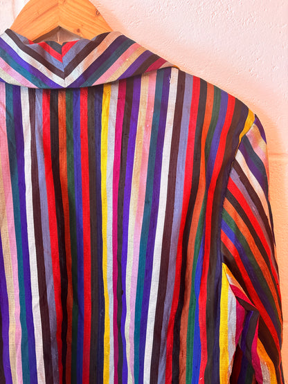Haut court noir vintage à perles Joseph Ribkoff