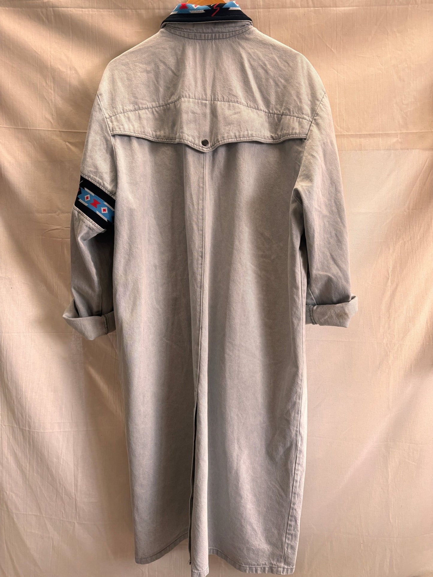 David James Western Oversized Denim Duster - I'd Wear That