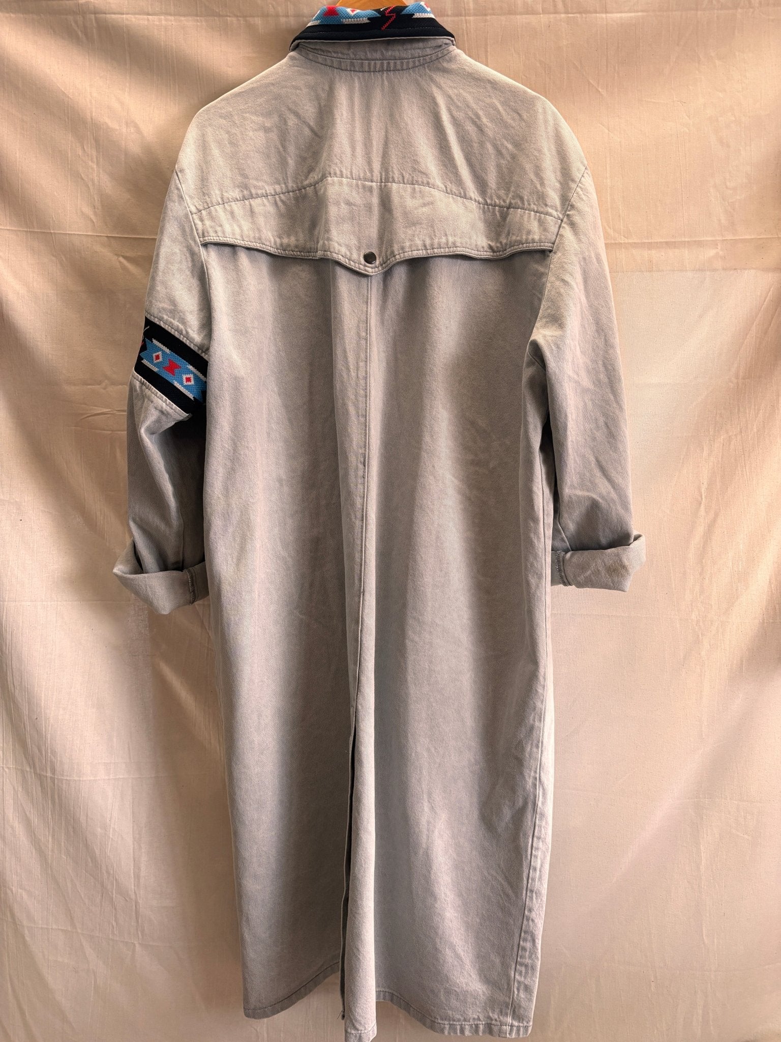 David James Western Oversized Denim Duster - I'd Wear That