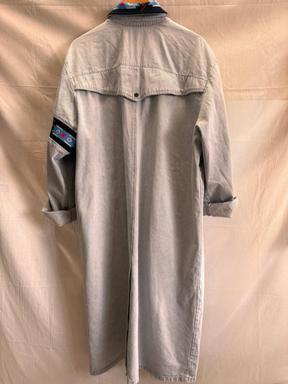 David James Western Oversized Denim Duster - I'd Wear That