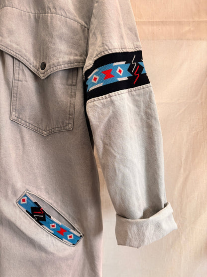 David James Western Oversized Denim Duster - I'd Wear That