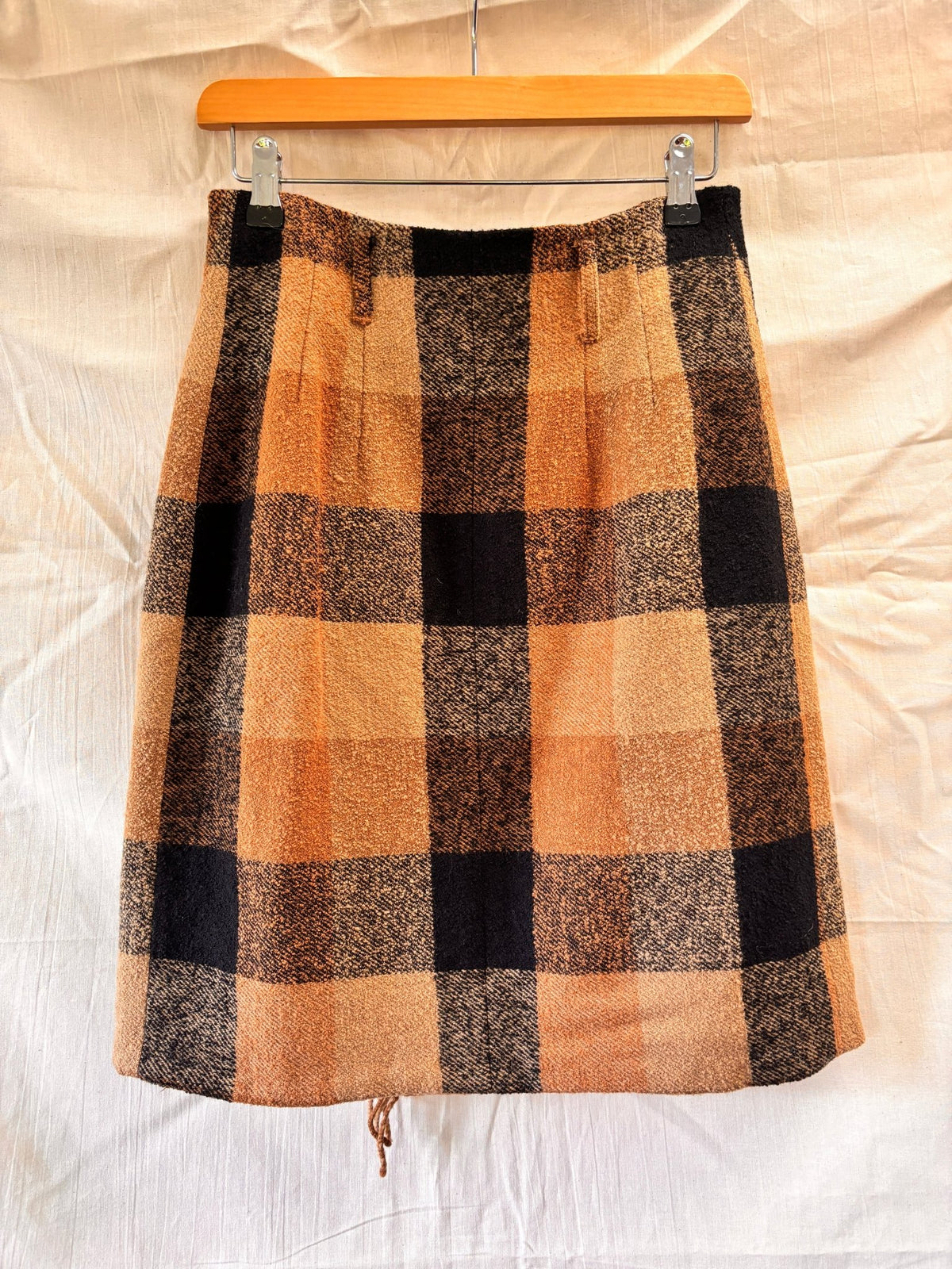 Mulberry England Heritage Wool Check Wrap Skirt - I'd Wear That