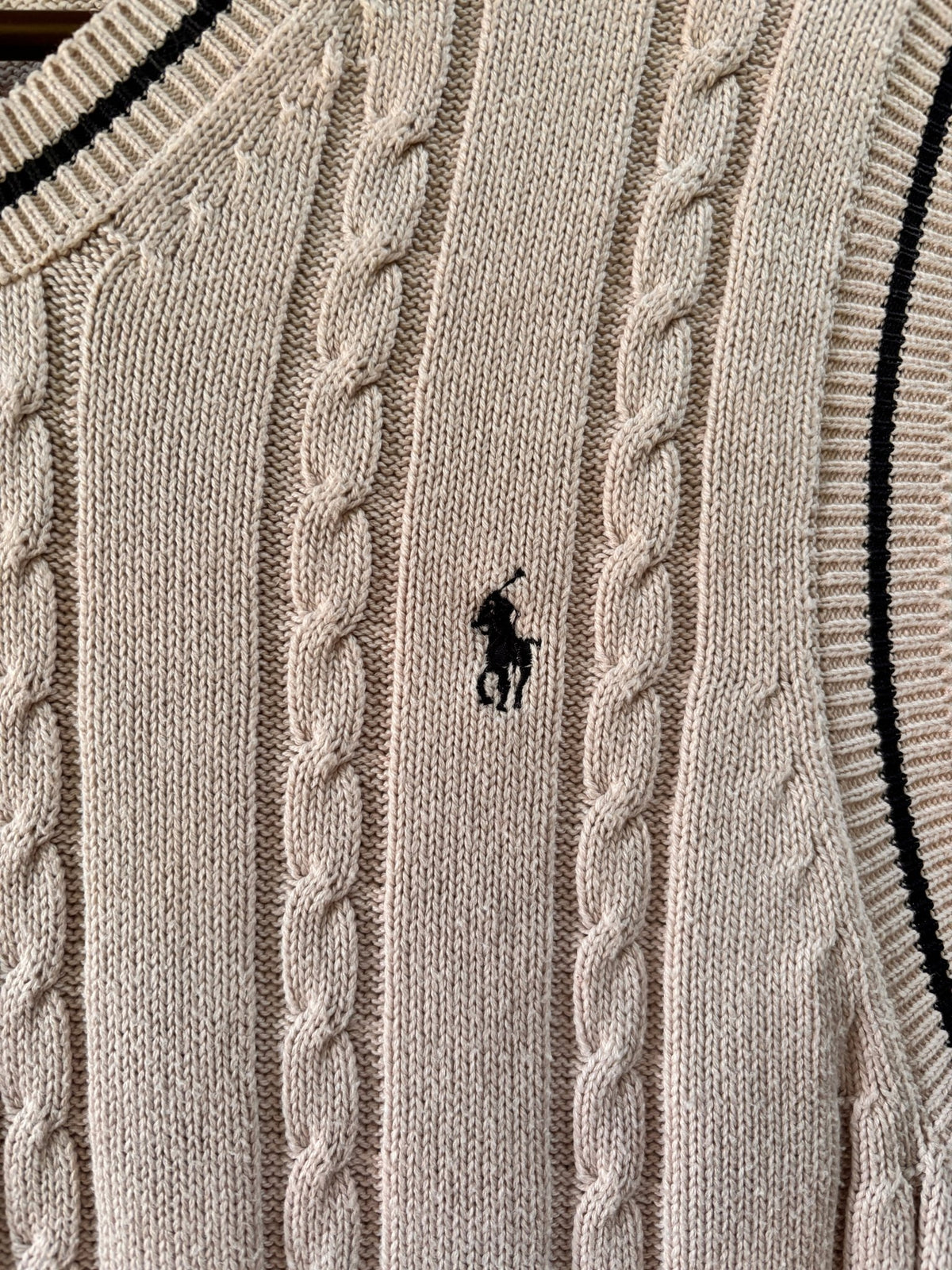 Ralph Lauren Cable Knit Cotton Sweater Vest - I'd Wear That