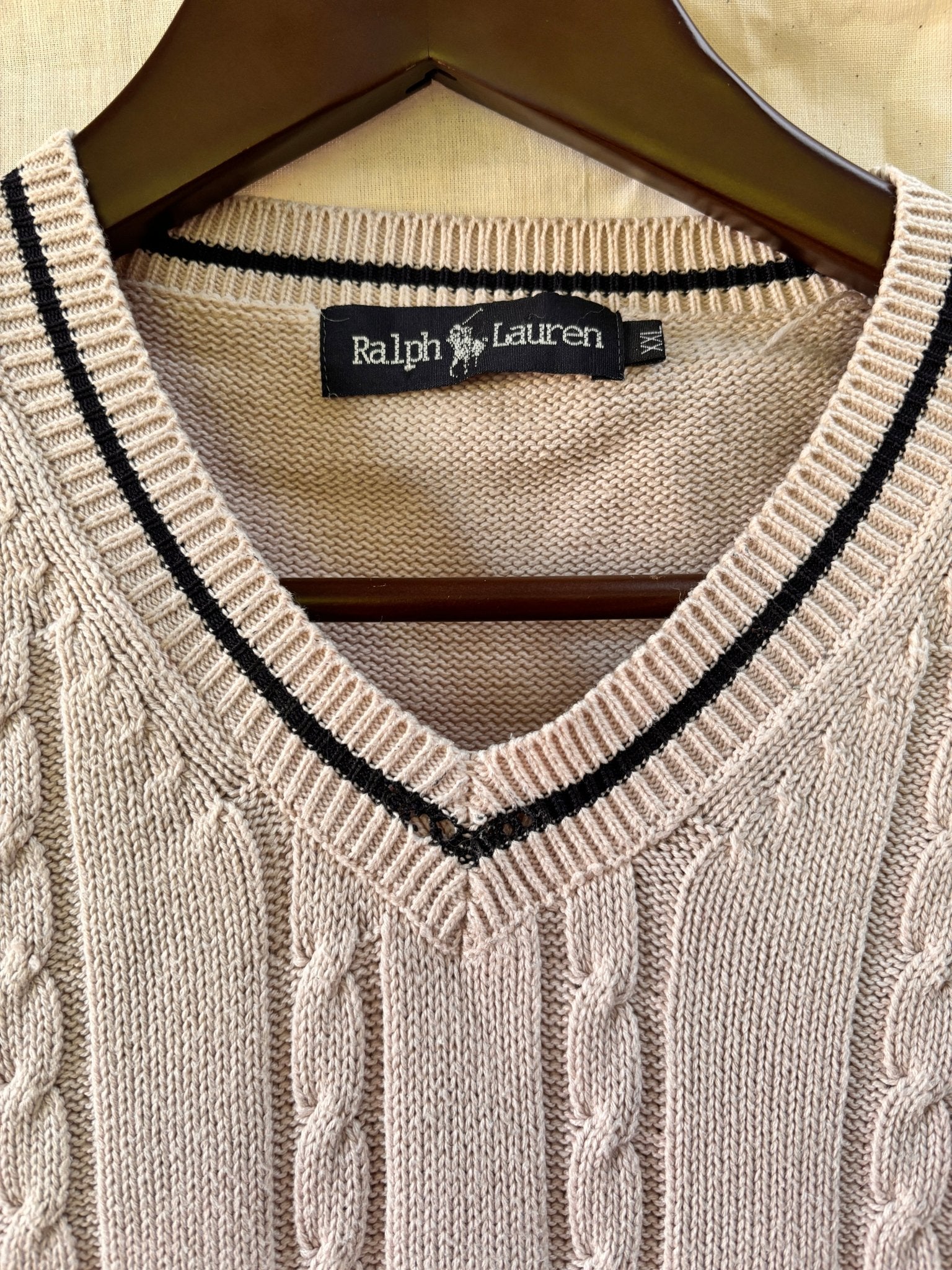 Ralph Lauren Cable Knit Cotton Sweater Vest - I'd Wear That