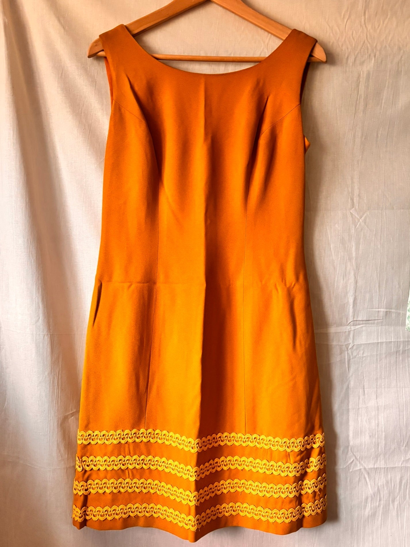 Vintage 1960s Mustard Mod Dress from Shubette - I'd Wear That