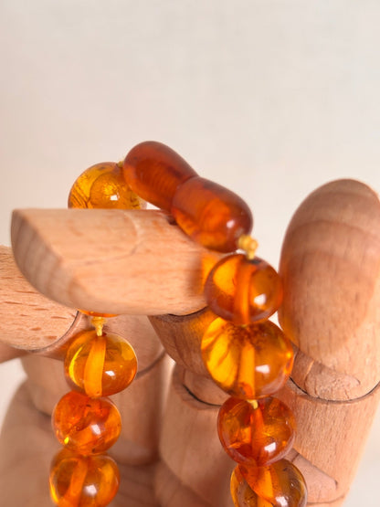 Vintage Baltic Amber Necklace | Genuine 1985 Amber Beads - I'd Wear That