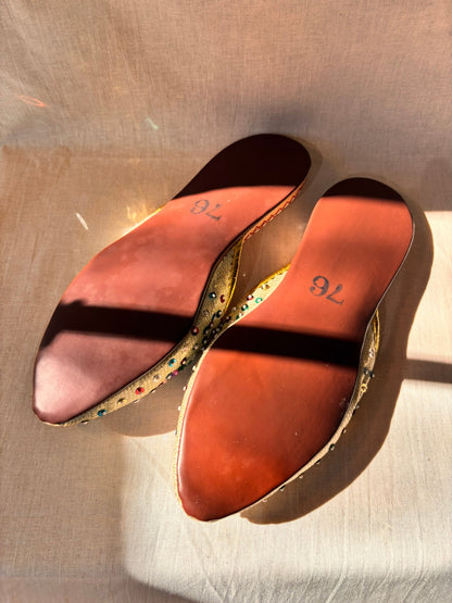 Vintage Beaded Chinese Slipper Mules | Never Worn - I'd Wear That