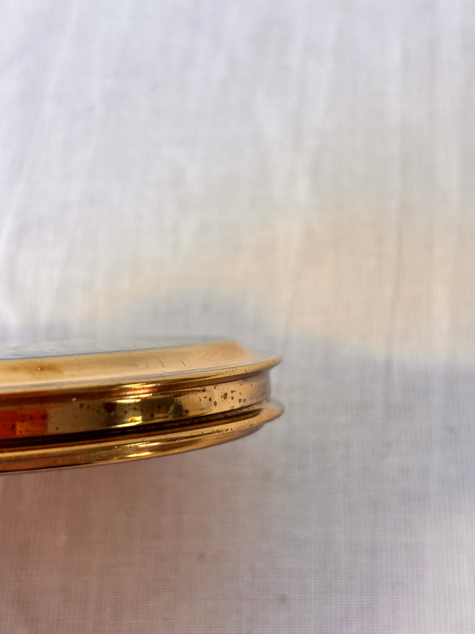 Vintage Crane Compact Mirror With Original Puff - I'd Wear That