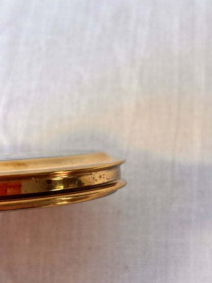 Vintage Crane Compact Mirror With Original Puff - I'd Wear That