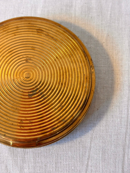 Vintage Crane Compact Mirror With Original Puff - I'd Wear That