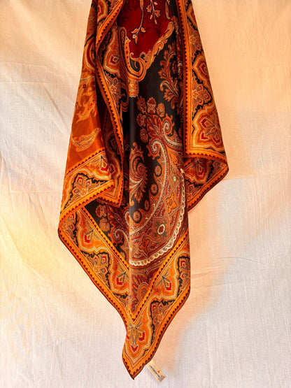 Vintage Liz Claiborne Silk Scarf – Paisley Print (80cm) - I'd Wear That