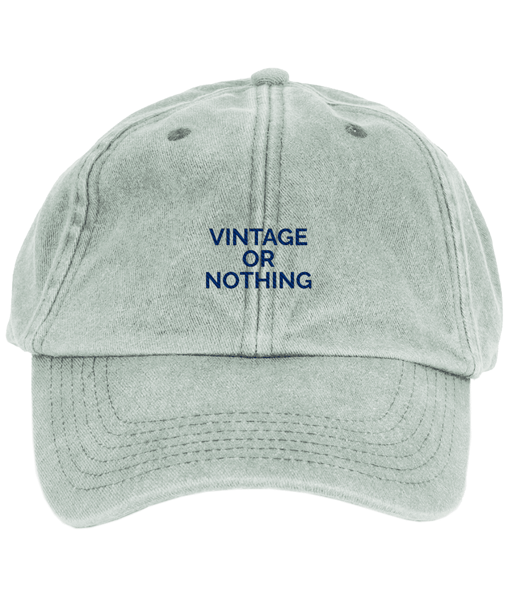 Vintage or Nothing Embroidered Baseball Cap - I'd Wear That