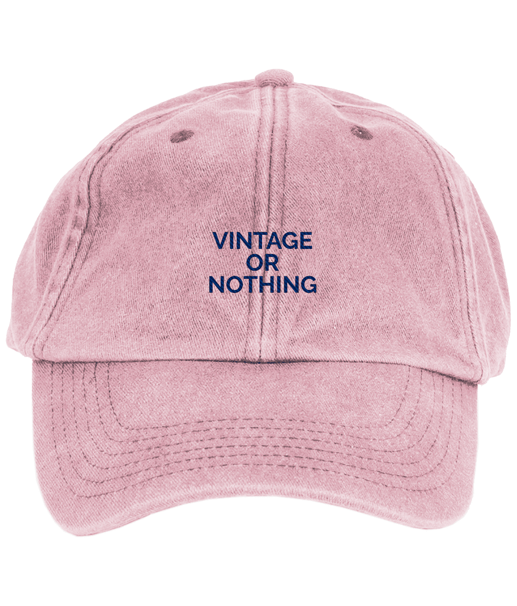Vintage or Nothing Embroidered Baseball Cap - I'd Wear That
