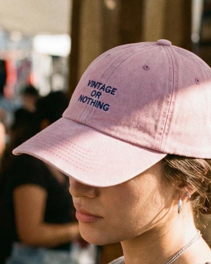 Vintage or Nothing Embroidered Baseball Cap - I'd Wear That