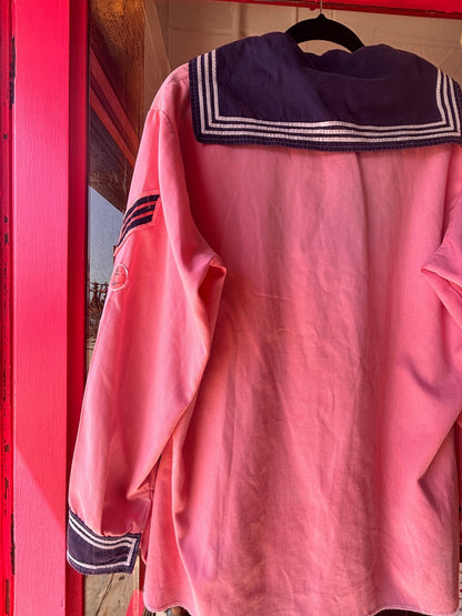 Vintage Pink Sailor Middy Blouse - I'd Wear That