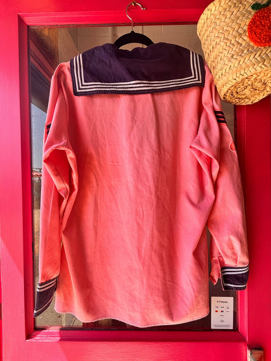 Vintage Pink Sailor Middy Blouse - I'd Wear That