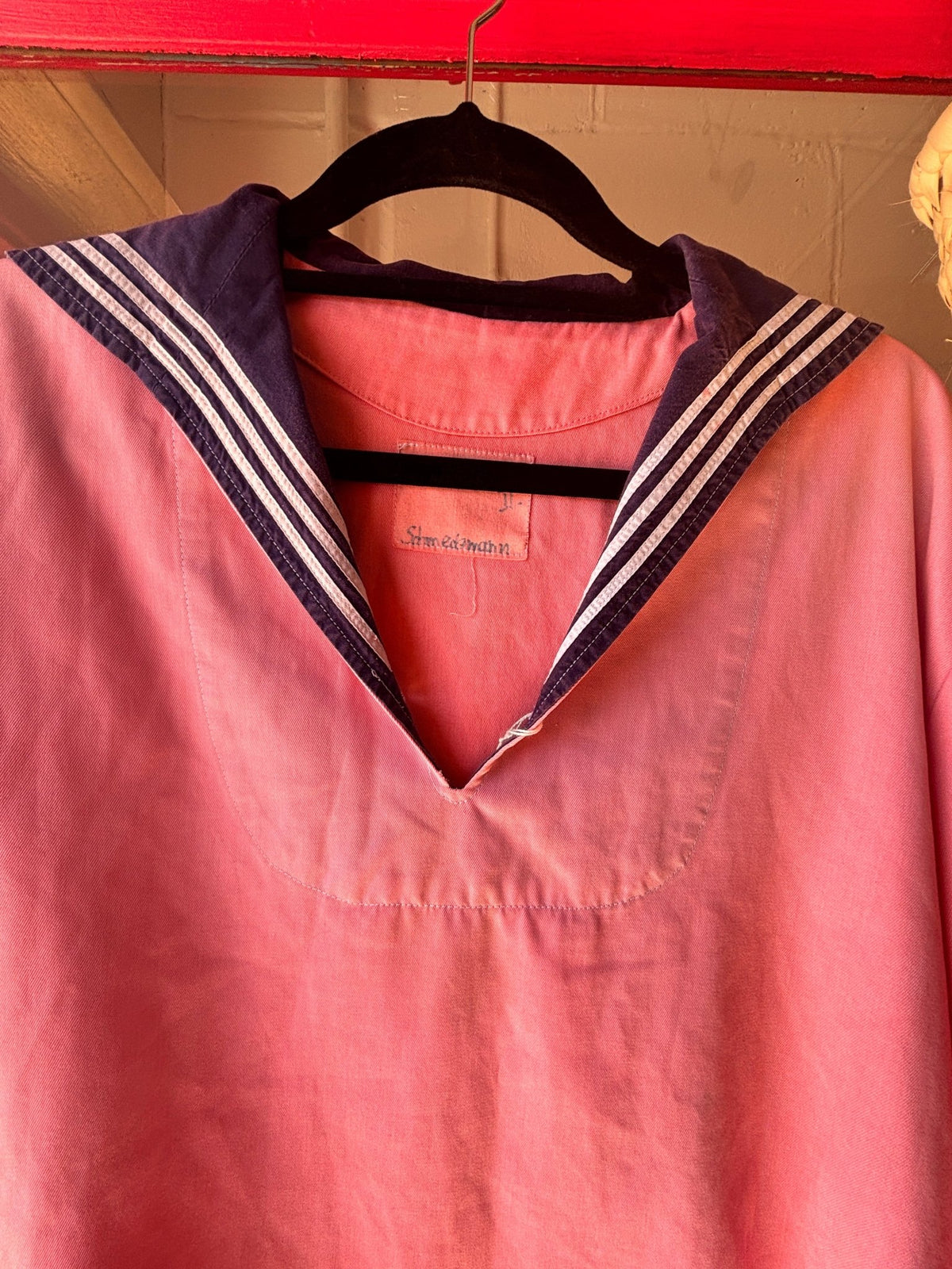 Vintage Pink Sailor Middy Blouse - I'd Wear That