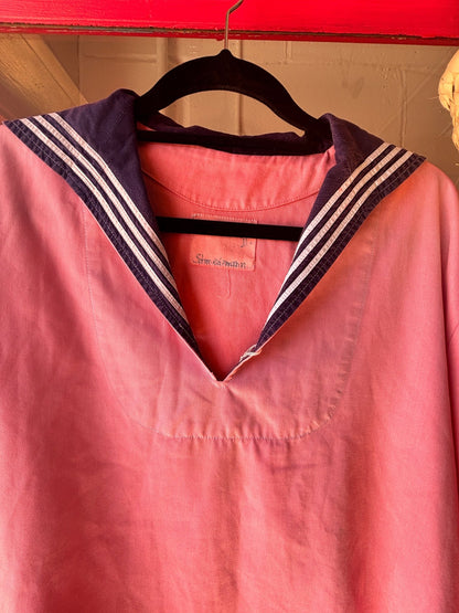 Vintage Pink Sailor Middy Blouse - I'd Wear That