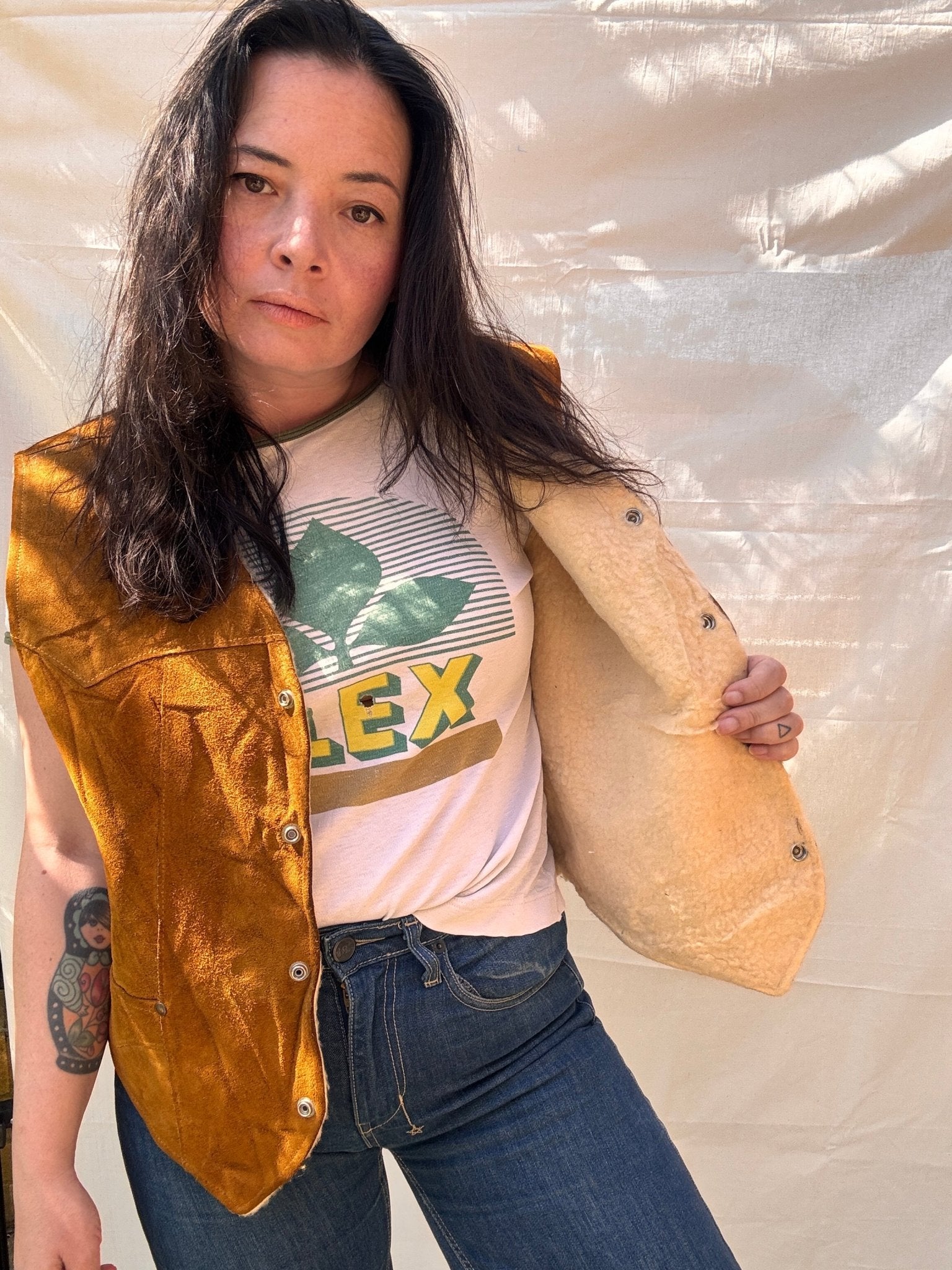 Vintage Pioneer Wear Suede Vest - I'd Wear That