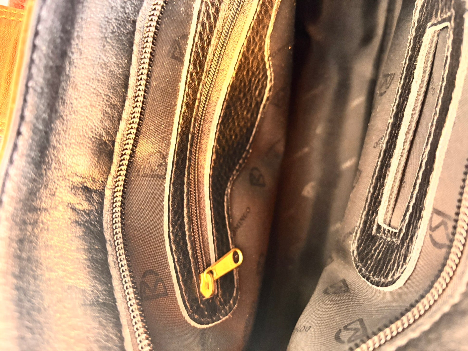 Vintage Spanish Leather Kelly Style Handbag | Black & Tan Leather Bag - I'd Wear That