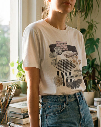 Buzzing With Life Collage T-Shirt